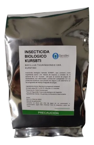 comprar Bacillus Thuringiensis Orgánico Control  Minadores Kurstaki