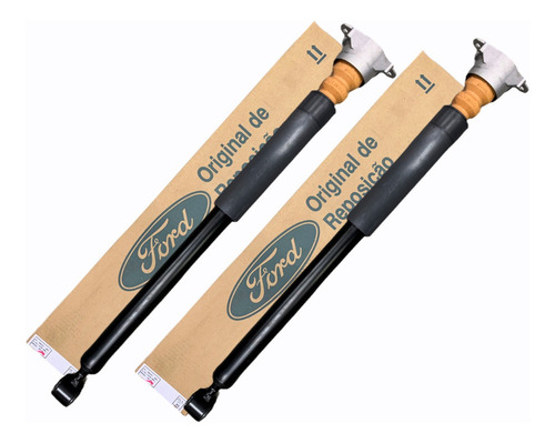 Kit 4 Amortecedor New Fiesta Novo Ka Completo Original Ford