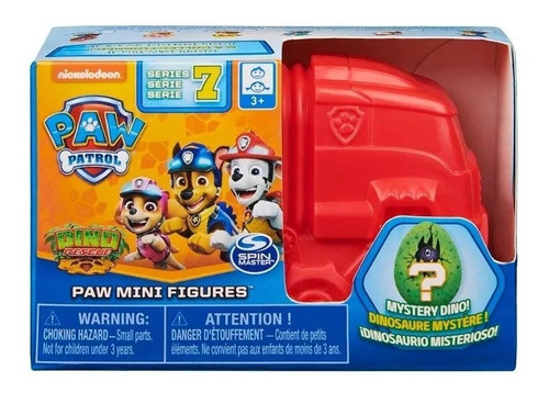 Paw Patrol Mini Figura Sorpresa + Vehiculo + Dino Mca