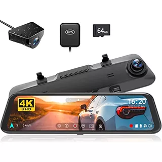 G850 4k Mirror Dash Cam: Cámara De Espejo Retrovisor D...