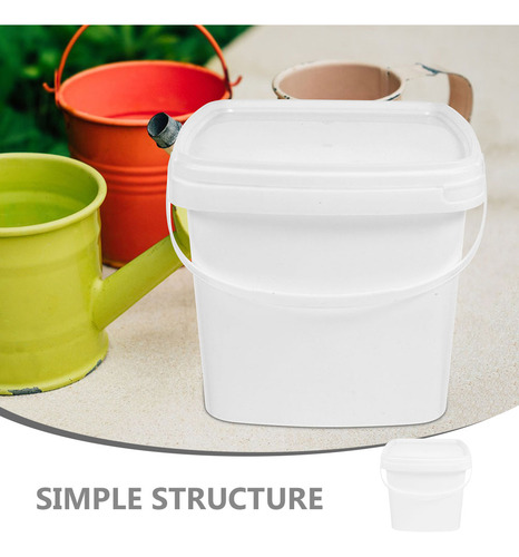 Cubo De Agua Reutilizable, Balde Multiusos Con Tapa