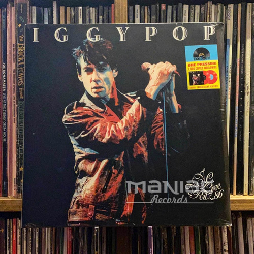 Iggy Pop  Live Ritz N.y.c. 86 2 Vinilos Color Rsd