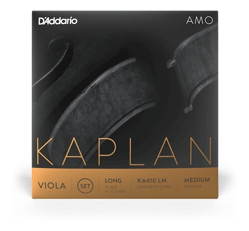 Encordado De Viola 4/4 Daddario Kaplan Amo Medium Ka410