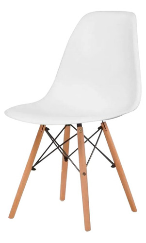 Silla Eames Moderna Minimalista Para Comedor Oficina Colores