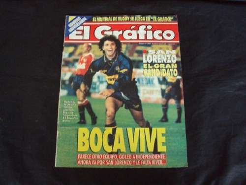Revista El Grafico # 4006 - Tapa Maradona Y Caniggia En Boca