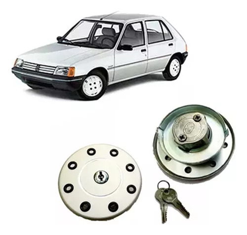 Tapa De Combustible Peugeot 205 Deportiva Gris