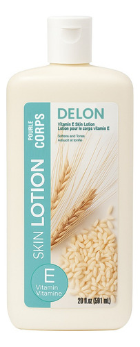 Delon Loción Humectante Corporal Piel Seca Vitamina E 591ml Fragancia Fresca