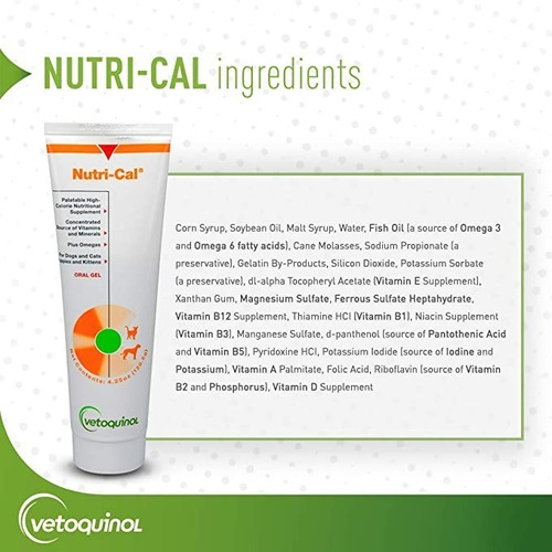 Vetoquinol Nutri-cal Perros Y Gatos 120.5 G Vitaminas