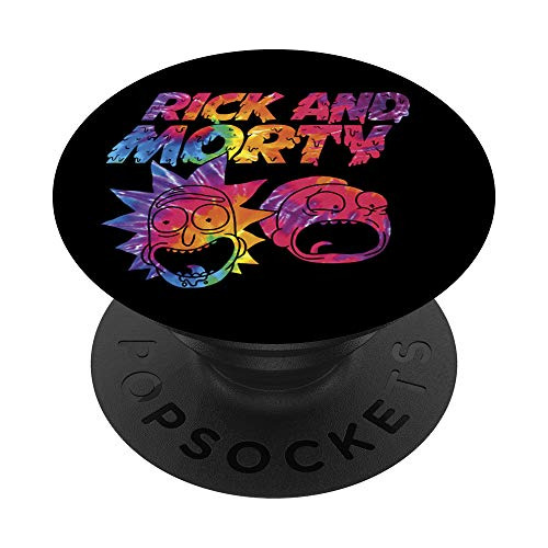 Rick Y Morty Tie Dye Drip Graphic Hoodie Popsockets Qkthx