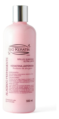 Keratina Biokeratin Labs Alaciante Permanente Japones 500ml