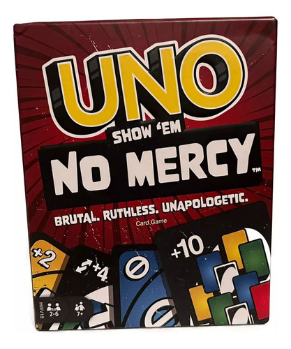 Juego De Cartas Uno Show Em No Mercy