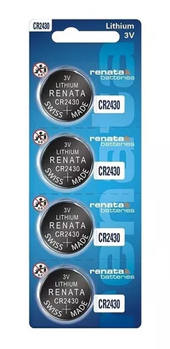 Pilas de botón de litio Murata CR2430 (x5)