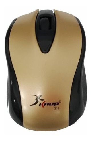 Mouse Knup Sem Fio Bluetooth Ótico G12 Wireless 2.4g 3 Bot.