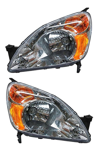 Par De Faros Genéricos Cr-v 02/04