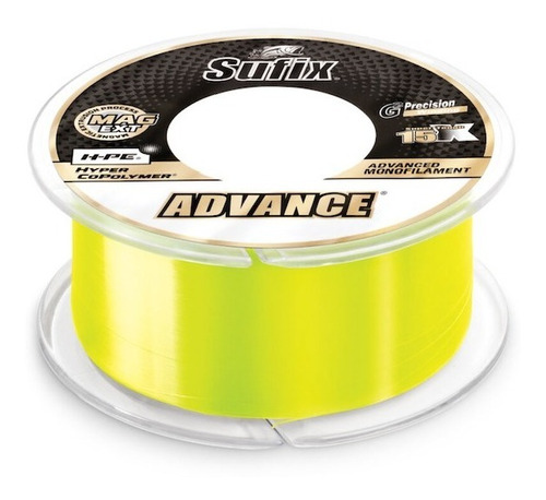 Monofilamento Sufix Avance 300 Metros, Neon Lime