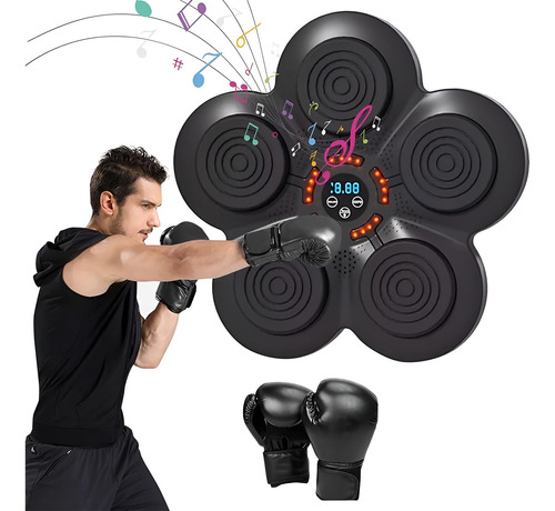 Máquina De Boxeo Pared Con Música, Velocidad/modo Ajustable