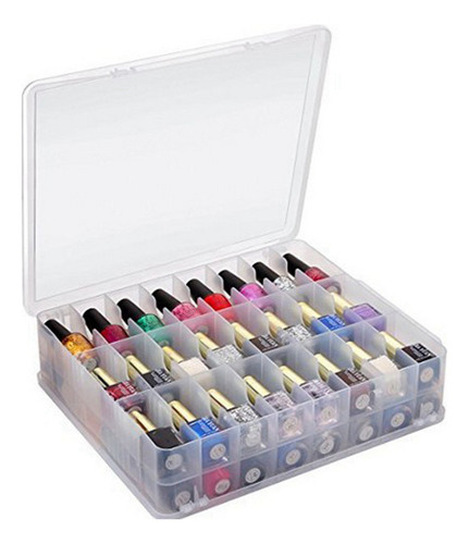 Nuevo Organizador De Esmalte De Uñas Transparente Portátil