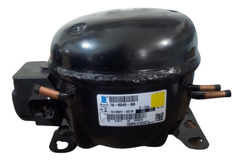 Imagem 2 de 8 de Motor Compressor 1/5 Hp R134a Freezer Geladeira Tecumseh