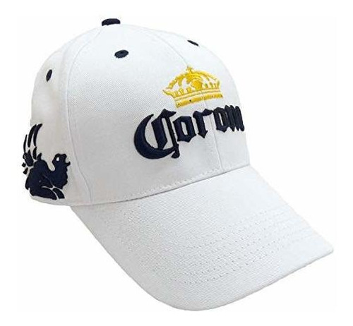 Corona Extra Crown Logo Gorra De B Isbol Ajustable, Color Bl
