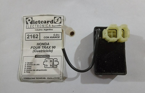 Cdi(con Avanse) Honda Four Trax 90 Pietcard 2162 Ciclomotos