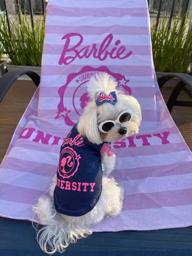 Roupa Pet - Barbie/ Camiseta Barbie para Pets/ Regata Pet