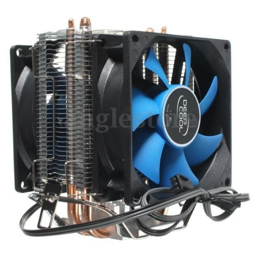 Doble Mini Cpu Cooler Disipador Para Intel Lga775/1156/1155 