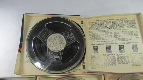 Lote De Seis Audiomagneticos Antiguos Video Coleccionable.