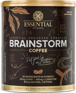 Brainstorm Coffee C/ Coenzima Q10 Coq10 Essential Nutrition
