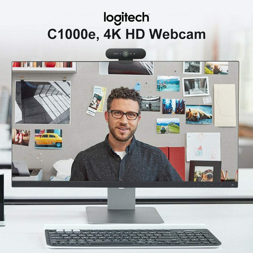 Cámara Web Logitech Brio, 90 Fps, Usb 3.0, Enfoque Automátic