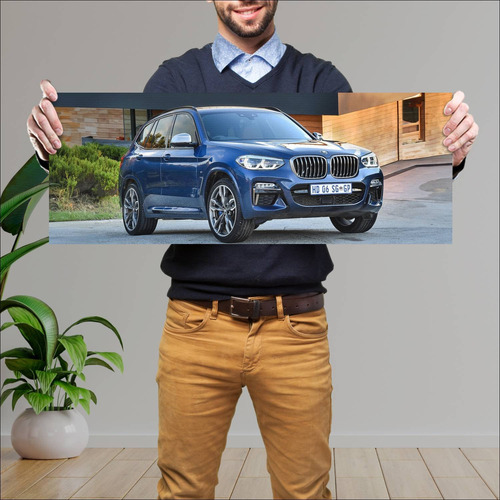 Cuadro 30x80cm Auto 2017 Bmw X3 M40i Za Auto 595