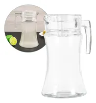 Comprar Jarra Botella Vidrio Transparente Tapa Asa Bazar Trendy