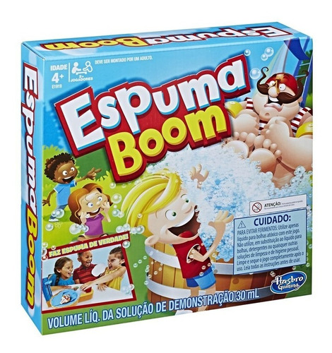 Jogo Divertido Espuma Boom Hasbro Original E1919