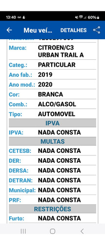 Citroën C3 1.6 Urban Trail Vti 16v Flex Aut. 5p
