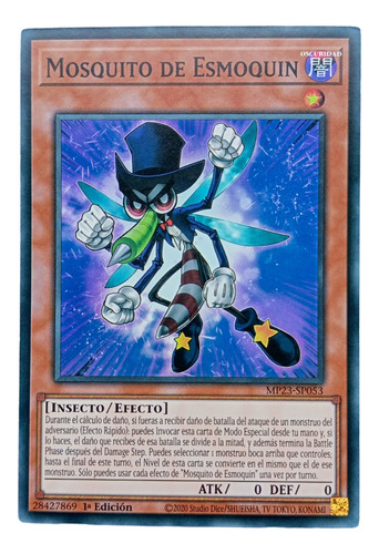 Yugioh Tcg Mosquito De Esmoquin Smoke Original Konami