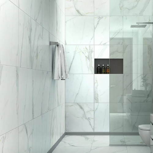 Porcelanato San Lorenzo Calacata Bianco Pulido 57,7x57,7