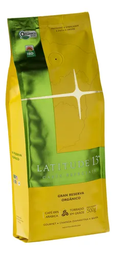 Café Latitude 13 Orgânico Gran Reserva Torrado 500g Em Grãos