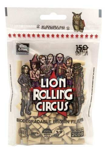 Filtro Lion Rolling Circus Unbleached 6mm