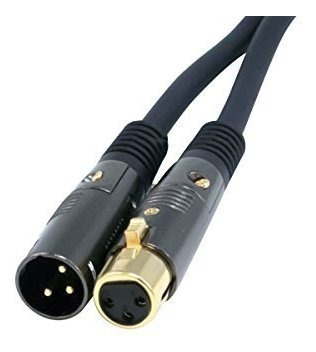 Premier Serie Xlr Dama Ft Negro Awg Conductor Cobre