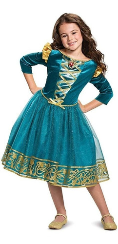 Disney Princess Merida - Disfraz Para Niña, Color Azul
