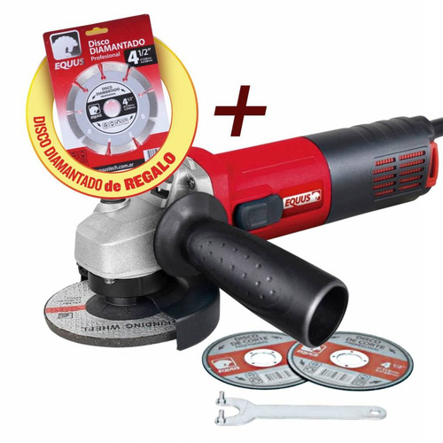Imagen 1 de 6 de Equus amoladora angular profesional 810W 220V