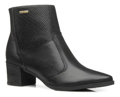 Bota Pegada Feminina Couro Original Confortável 280502 Bota Pegada Feminina Couro Original Confortável 280502