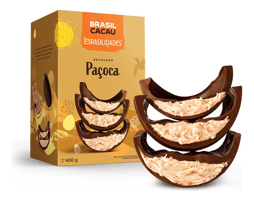 Ovo De Páscoa Grande Paçoca 400g Chocolate