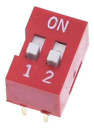 Pack 10 Dip Switch Interruptor 2 Posiciones Arduino [ Max ]