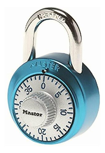 Master Lock 1561dltblu Locker Lock Combination Padlock, 1