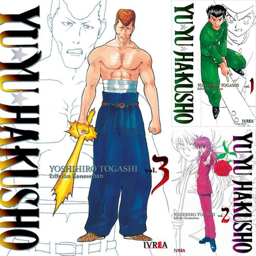 Yu Yu Hakusho Tomos 1 Al 3 Ed Kanzenban Ivrea