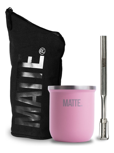 Set Mate Steel Acero Inoxidable + Bombilla + Yerbero