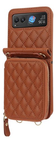 Funda Con Textura Rómbica Para Motorola Razr 40