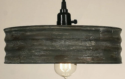 Sifter lampara De Techo En Gris Con Textura