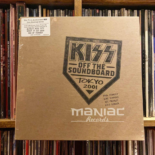 Kiss Off The Soundboard Tokyo 2001 3 Vinilos Negros