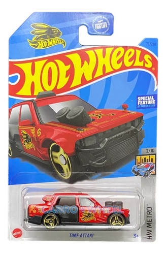 Hot Wheels Time Attaxi Colección Special Feature Escala 1:64